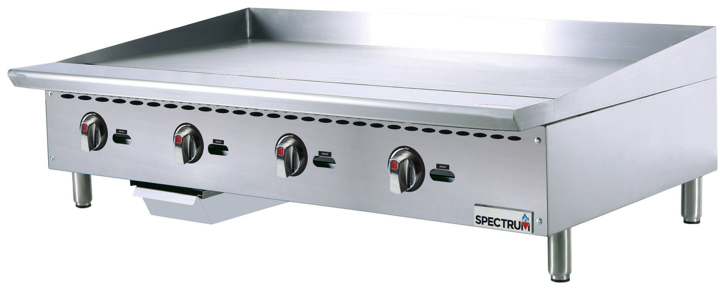Winco NGGD-48M 48" Manual Control Griddle