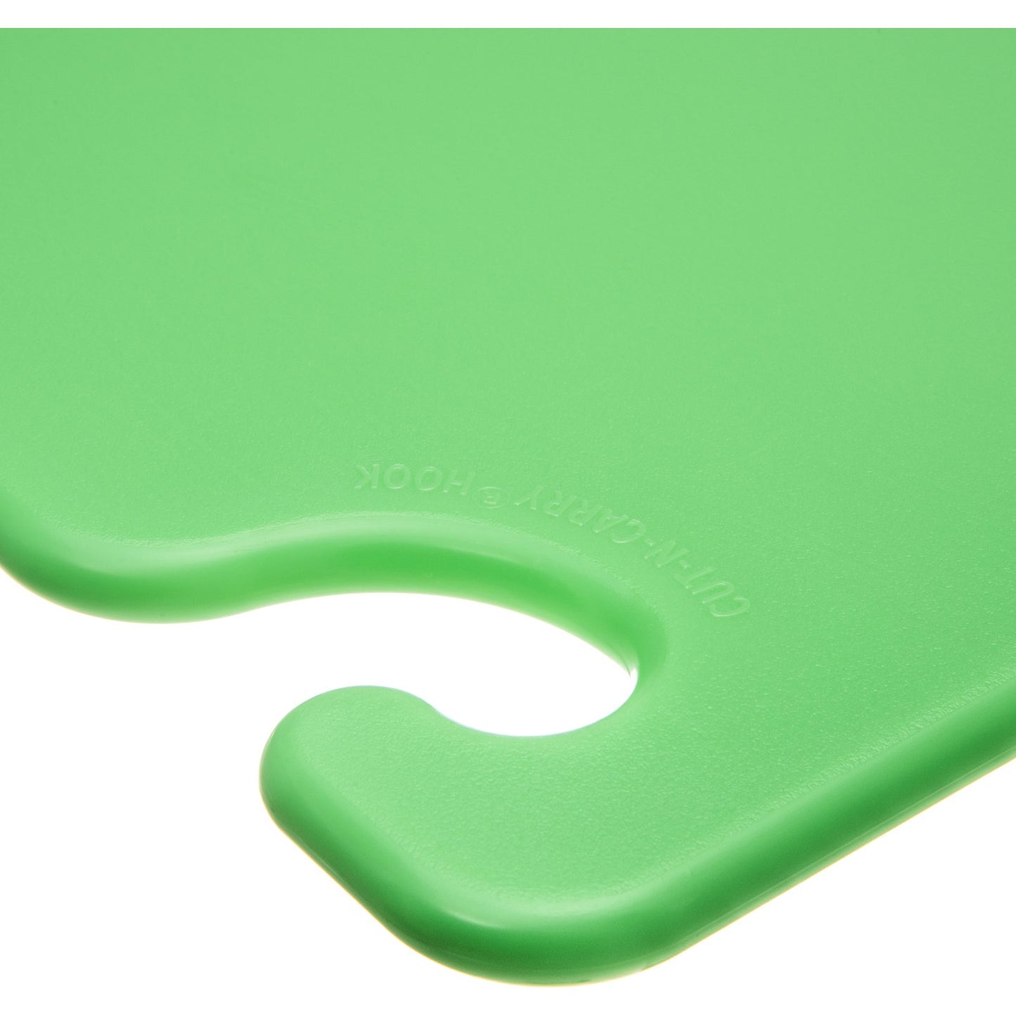 San Jamar CB121812GN 12" x 18" x 0.5" Green Cut-N-Carry Cutting Board