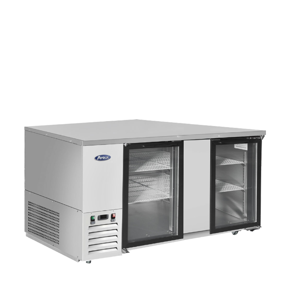 Atosa SBB69GGR-AUS1 69" Glass Door Back Bar Cooler