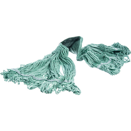 Carlisle 369478B09 Medium Green Synthetic/Cotton Blend Flo-Pac Looped-End Mop With Green Band