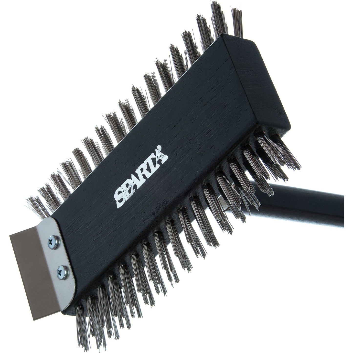 Carlisle 4029000 30.5" Sparta Broiler Master Grill Brush & Scraper with Handle