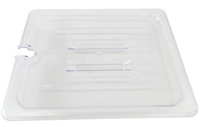 Omcan 80026 Clear Polycarbonate Slotted Cover for Food Pan