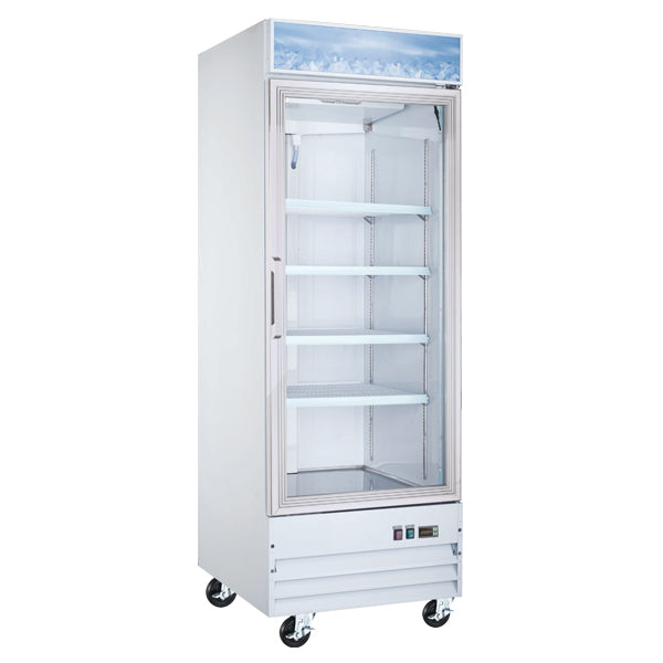 Omcan 50030 31" Single Swing Glass Door Freezer