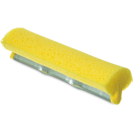 Carlisle 4030600 12" Yellow Foam Sponge Flo-Pac Professional Roller Sponge Mop Refill