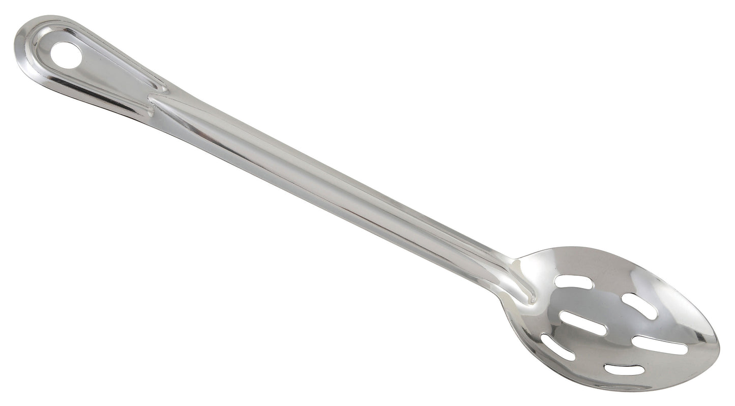 Winco BSSN-15 15" Stainless Steel Slotted Basting Spoon