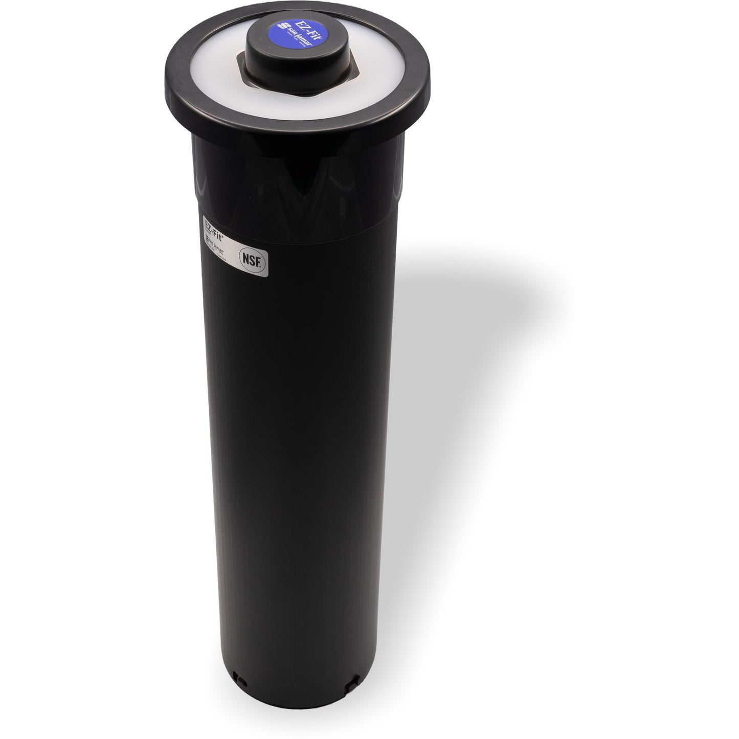 San Jamar C2410SM Black Surface-Mount EZ-Fit Dispenser for 8-46oz Cup