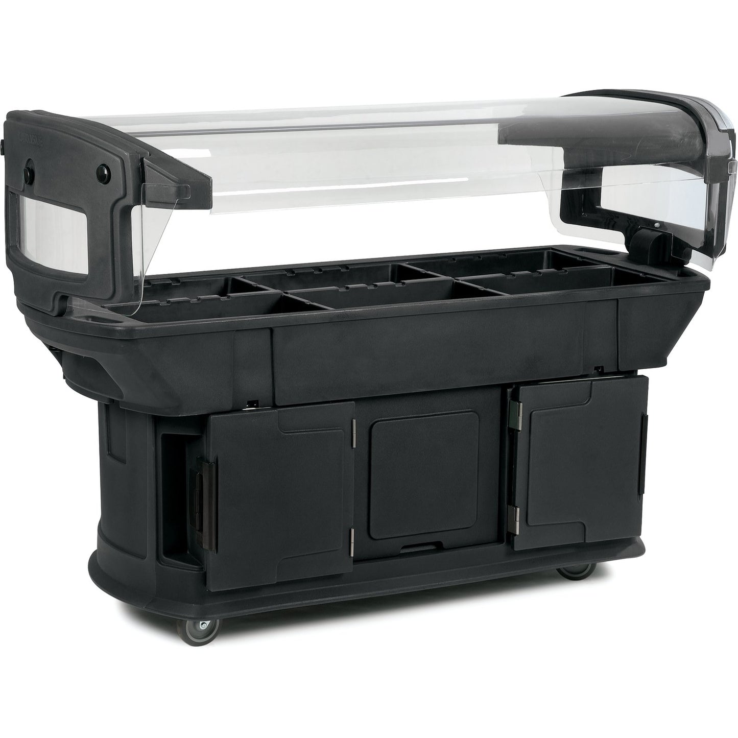 Carlisle 771103 6' x 2' x 4.5' Black Maximizer Food Bar