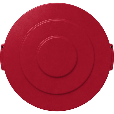 Sparta 84101105 10 Gallon Red Round Polyethylene Bronco Waste Bin Trash Container Lid