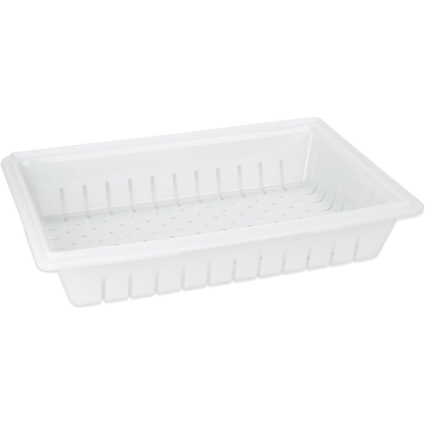 Carlisle 1064802 26" x 18" White Polyethylene StorPlus Food Storage Container