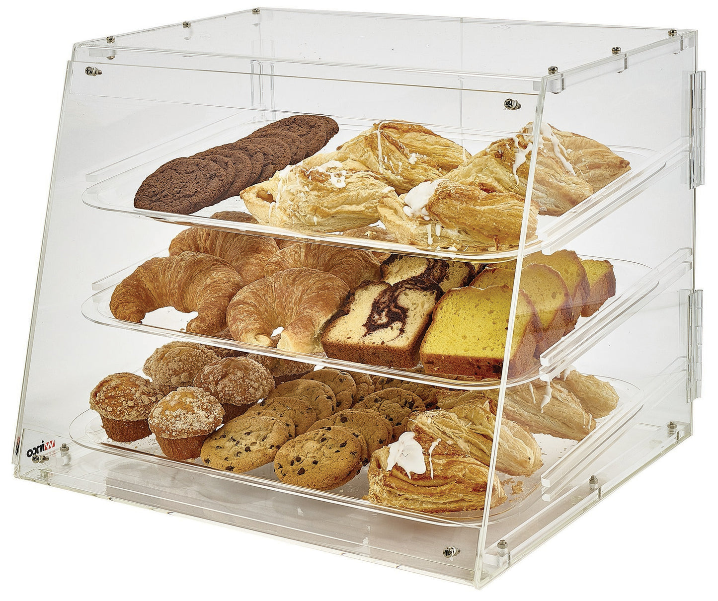 Winco ADC-3 3 Tray Acrylic Display Case