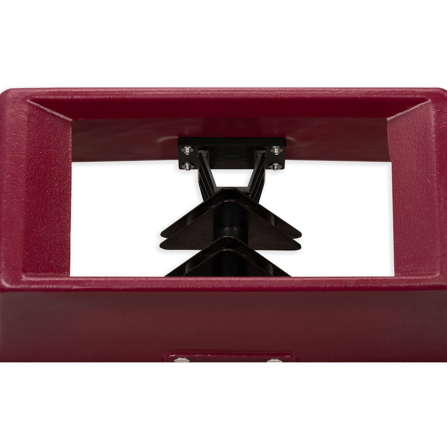 Carlisle KA1950RD Burgundy Polyethylene KatchAll Magnetic Flatware Retriever Trash Can Lid