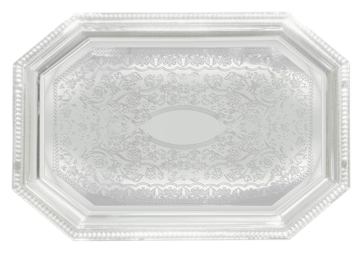 Winco CMT-1420 14" x 20" Chrome-Plated Serving Tray