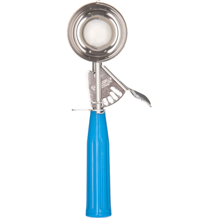 Carlisle 60300-16 2.75 oz #16 Blue 18-8 Stainless Steel Disher Scoop