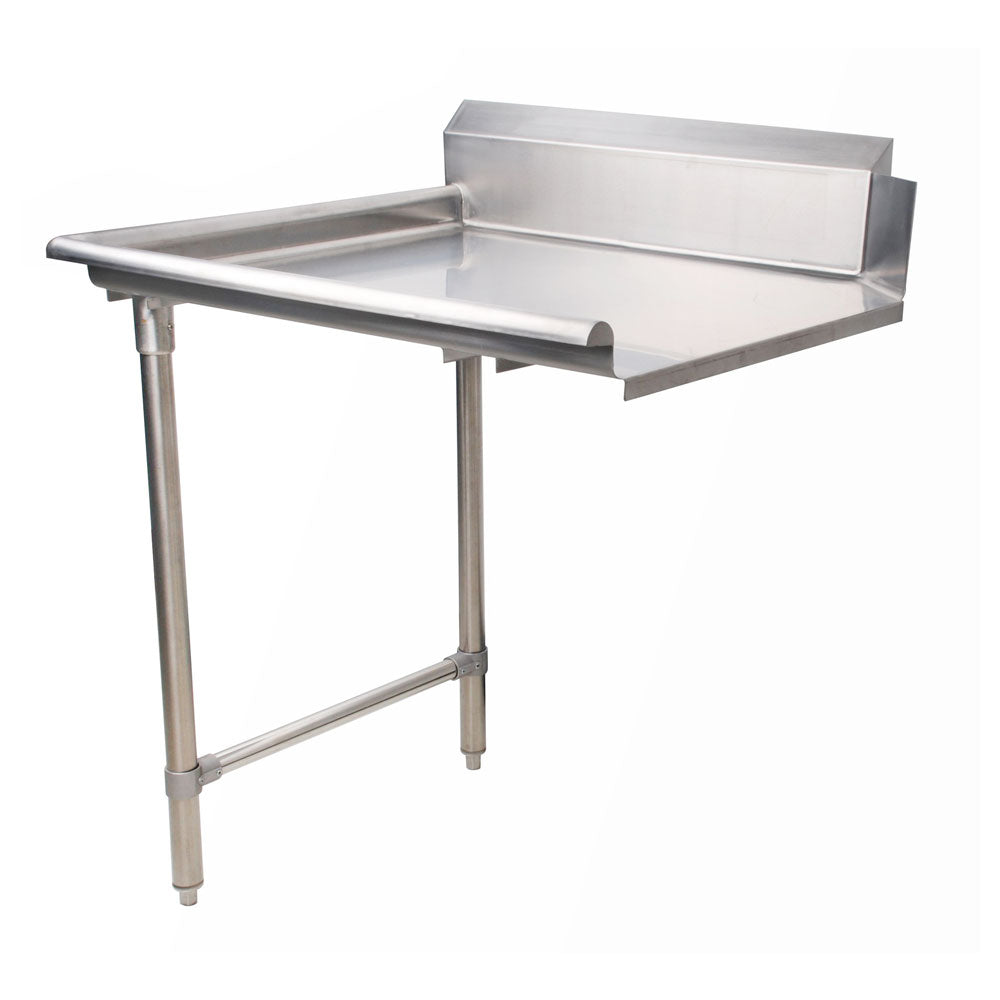 Omcan 28472 26-inch Stainless Steel Clean Dish Table - Left Side