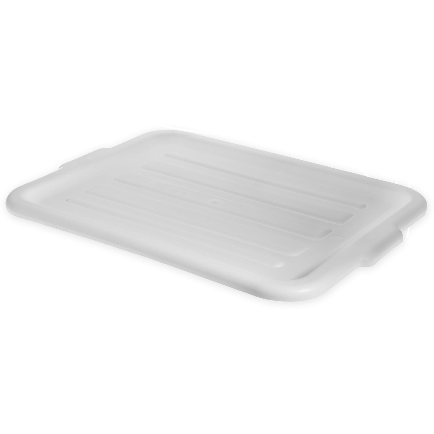 Carlisle N4401202 15" x 20" x 1" White Comfort Curve Tote Box Universal Lid