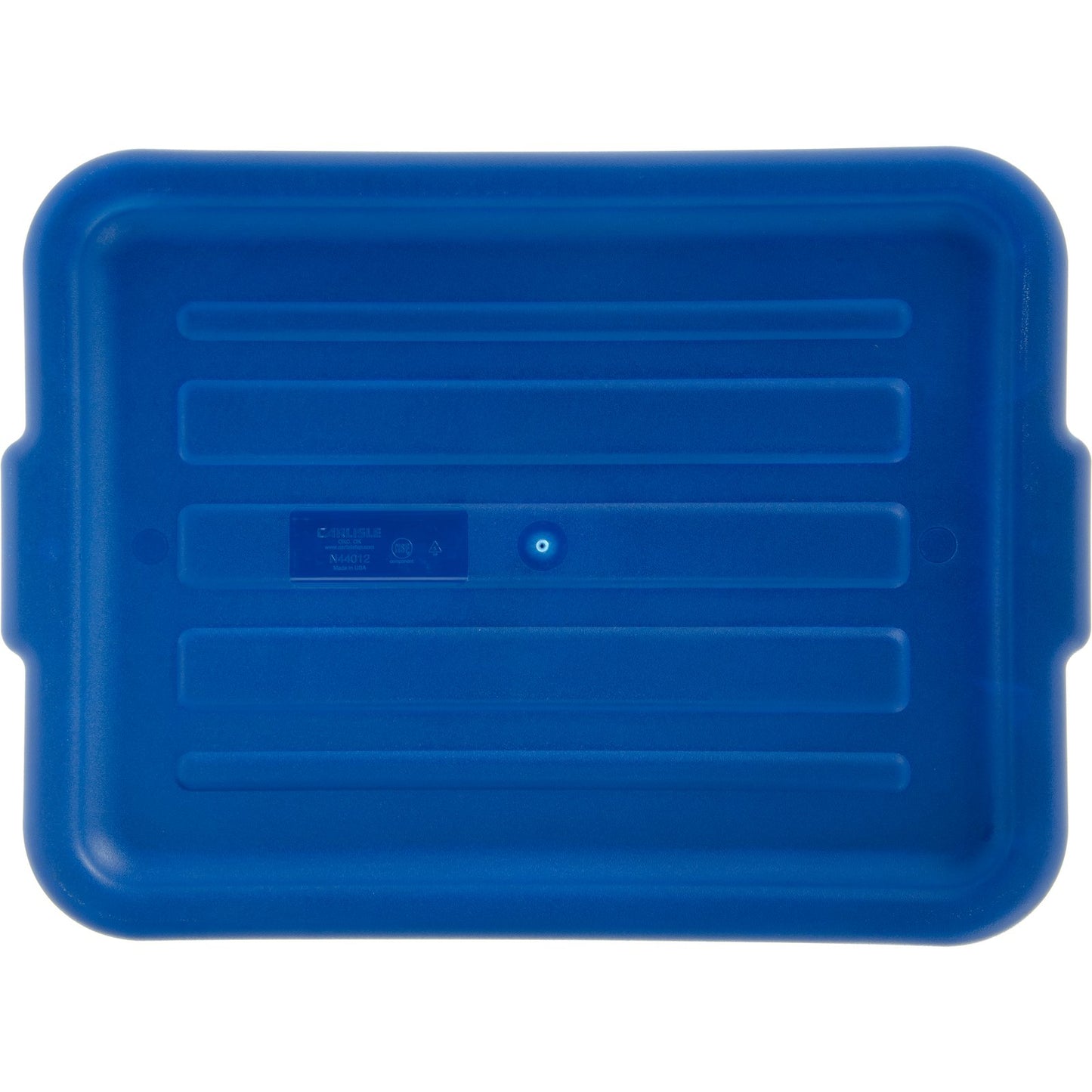 Carlisle N4401214 15" x 20" x 1" Blue Comfort Curve Tote Box Universal Lid