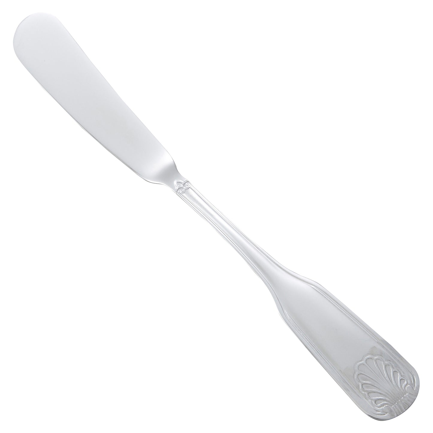 Winco 0006-12 Toulouse Butter Spreader, 18/0 Extra Heavyweight