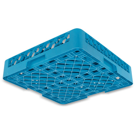 Carlisle RG1614 Carlisle Blue 16-Compartment Polypropylene OptiClean Divided Glass Rack 3.25