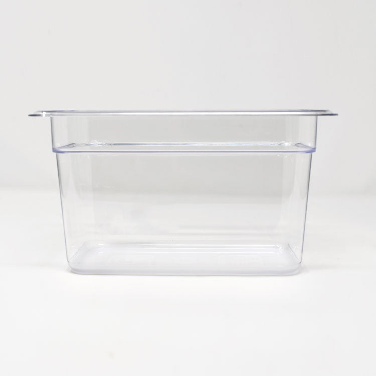 Omcan 80053 1/4-size Clear Polycarbonate Food Pan with 5 14/16"