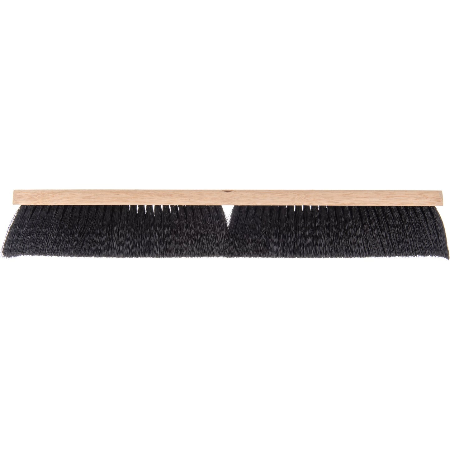 Carlisle 4507303 24" Flo-Pac Hardwood Push Broom Head with Black Polypropylene Bristle