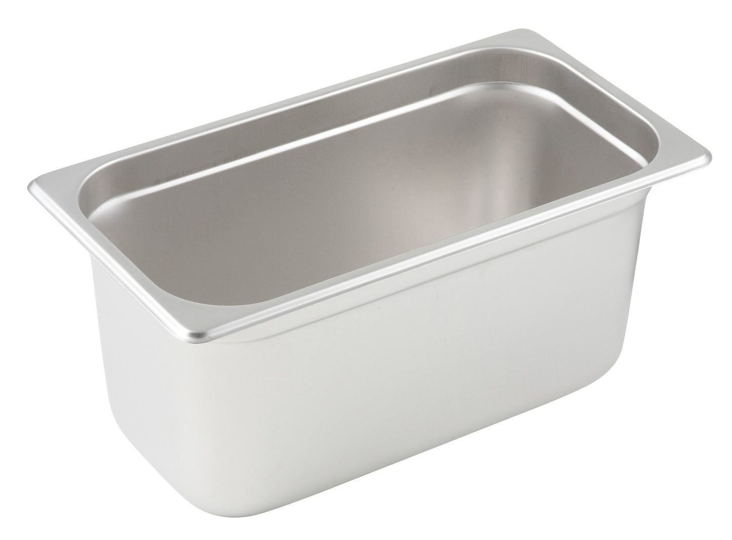 Winco SPJP-306 1/3 Size Stainless Steel Anti-jam Steam Pan, 6" Deep