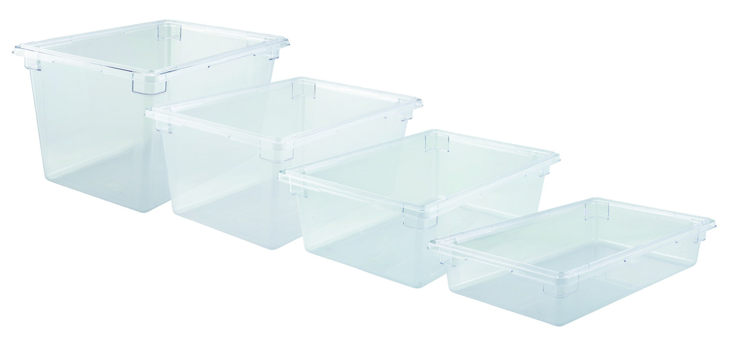 Winco PFSF-6 18" x 26" x 6" Clear Polycarbonate Food Storage Box