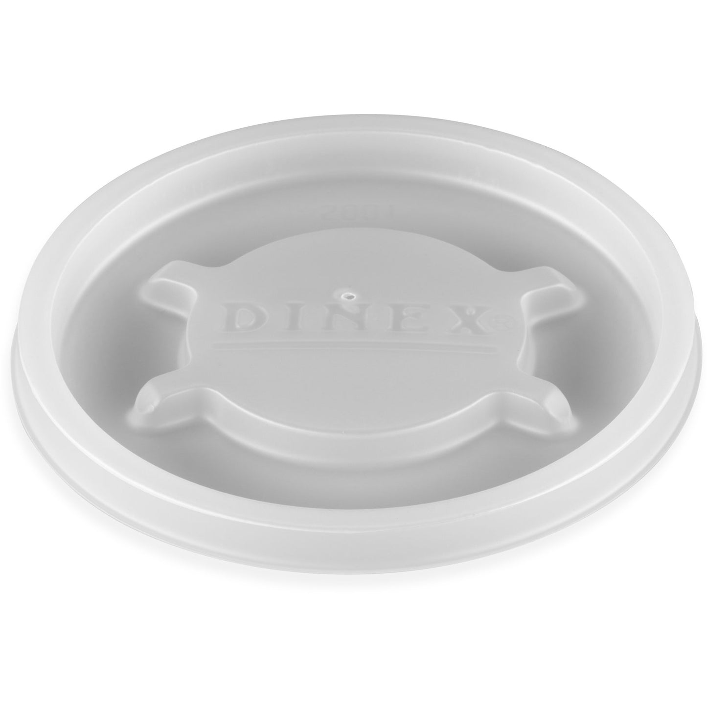 Dinex DX20019000 Translucent Disposable Lid Fits for Specific 6 oz Cambro Tumblers (1500/cs)