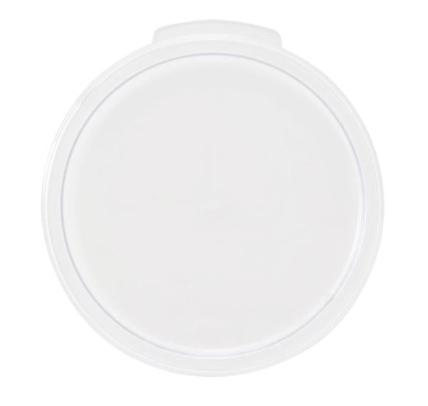 Omcan 80166 White Polypropylene Cover for 2 and 4 Qts Food Storage Containers