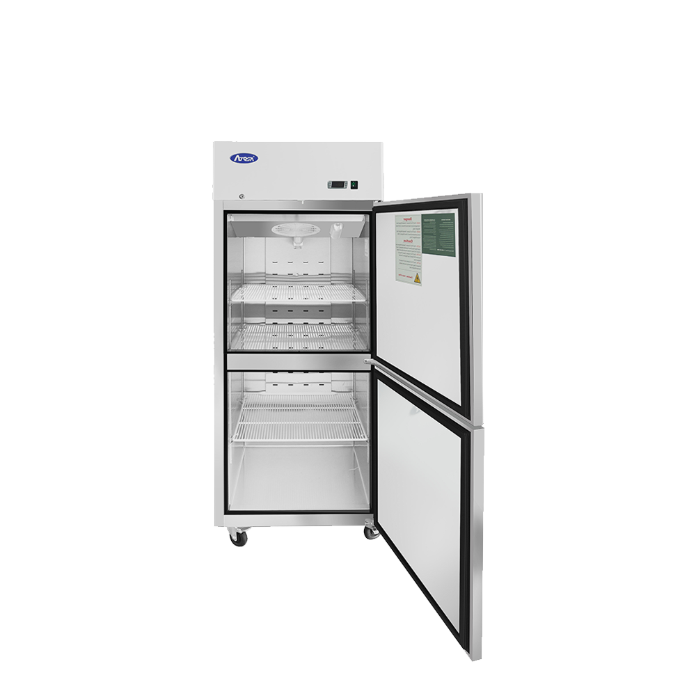 Atosa MBF8007GR Two-Divided Door Top Mount Reach-In Freezer