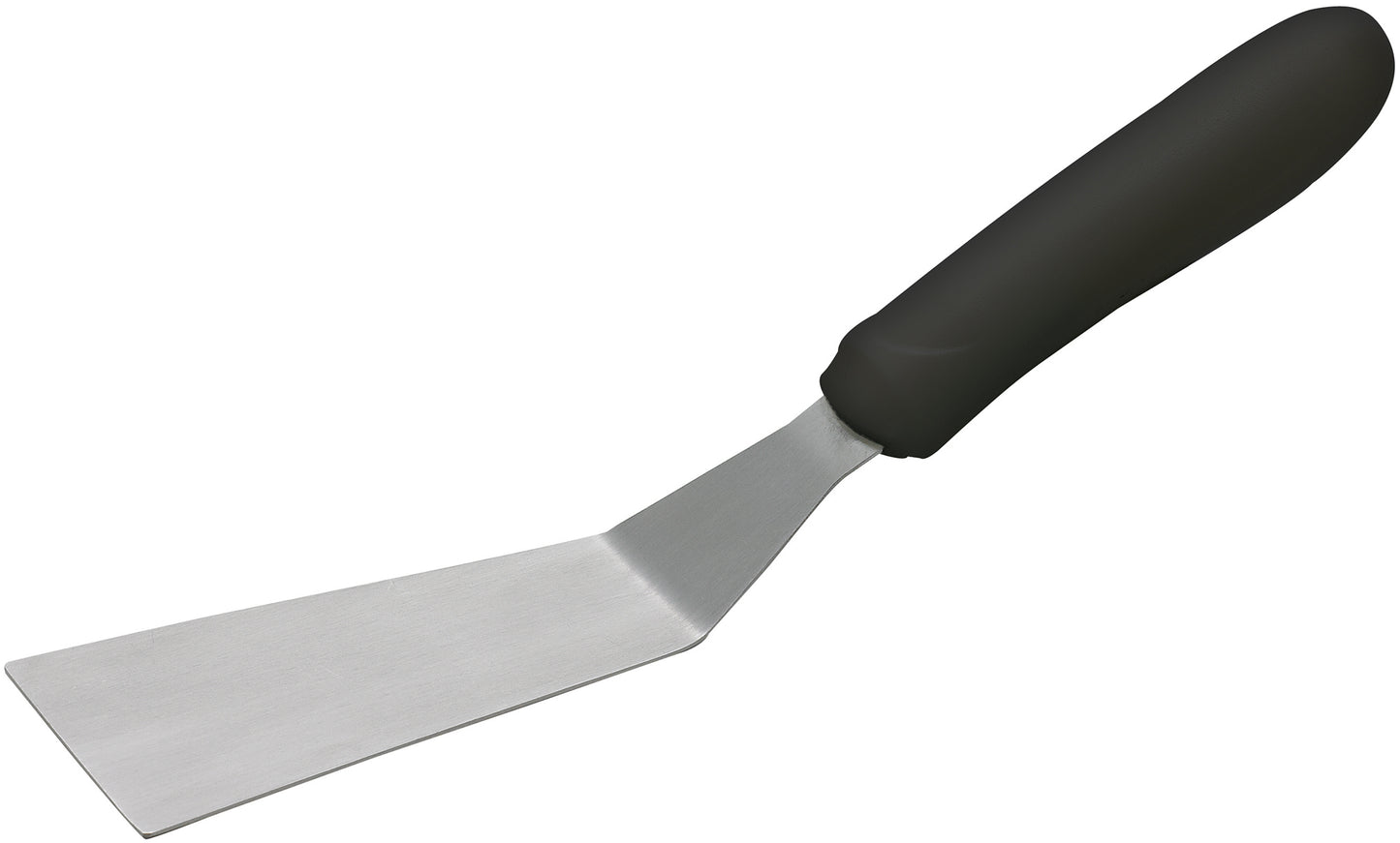 Winco TKP-50 Black Polypropylene Handle Grill Spatula w/ Offset, 4-1/4" x 2-3/16" Blade