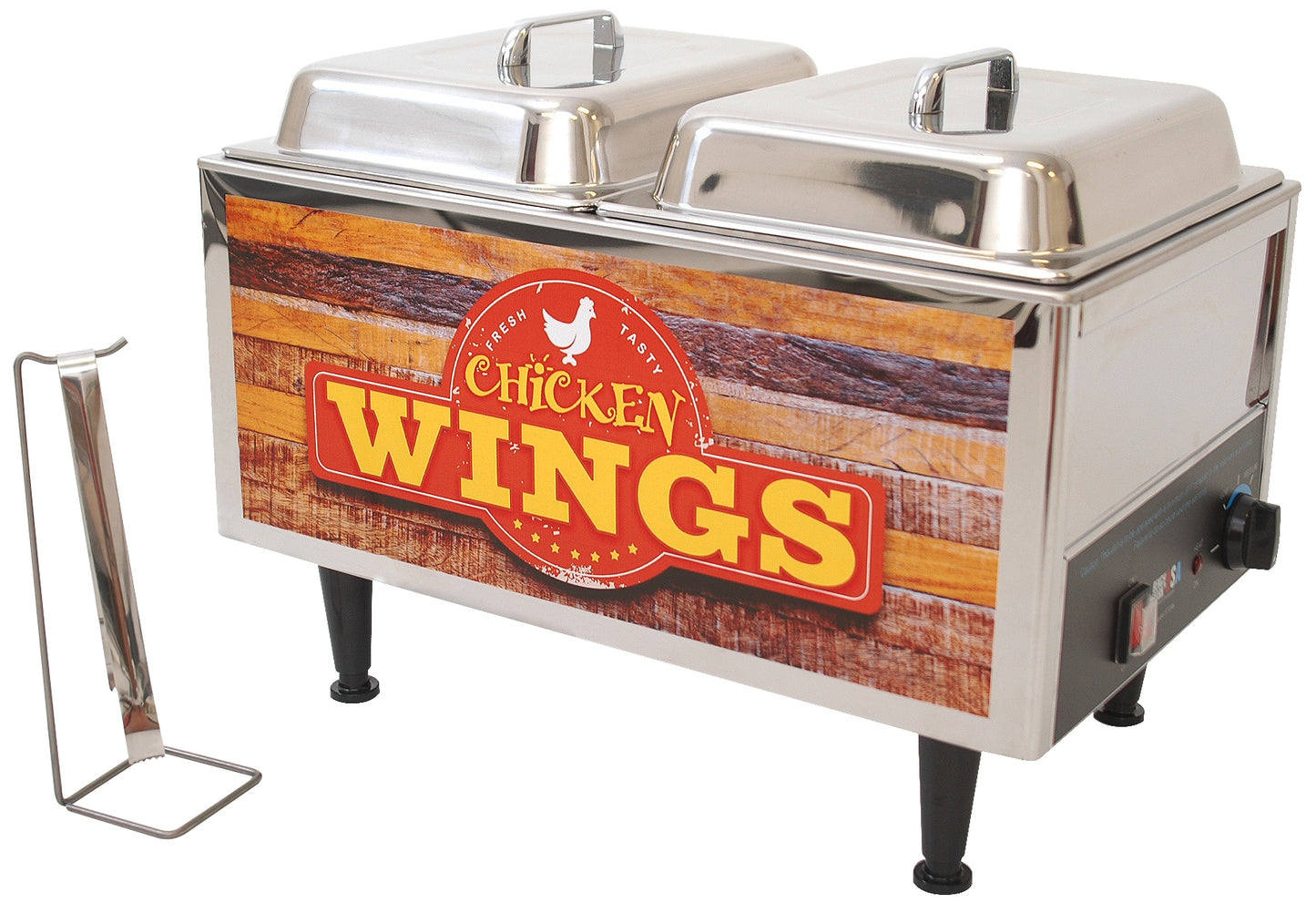 Winco 51072W Benchmark Chicken Wings Warmer