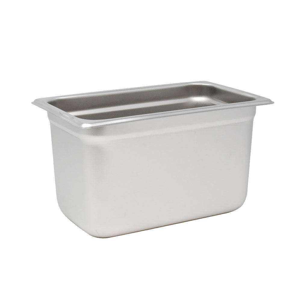 Omcan 80274 Quarter-size Stainless Steel Anti-Jam Steam Table Pan - 6" Deep