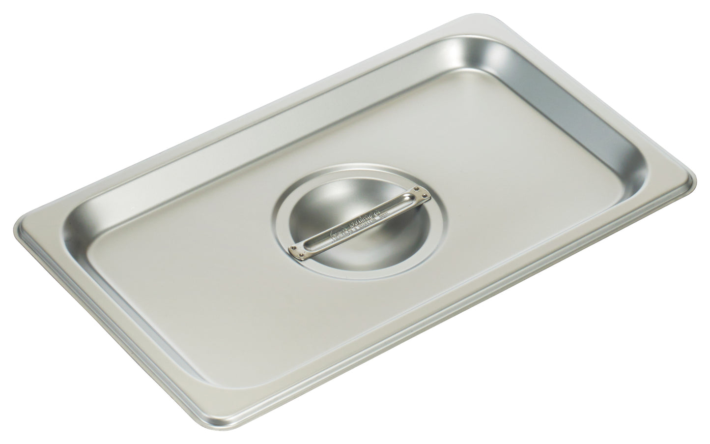 Winco SPSCQ 1/4 Size Stainless Steel Solid Steam Pan Cover