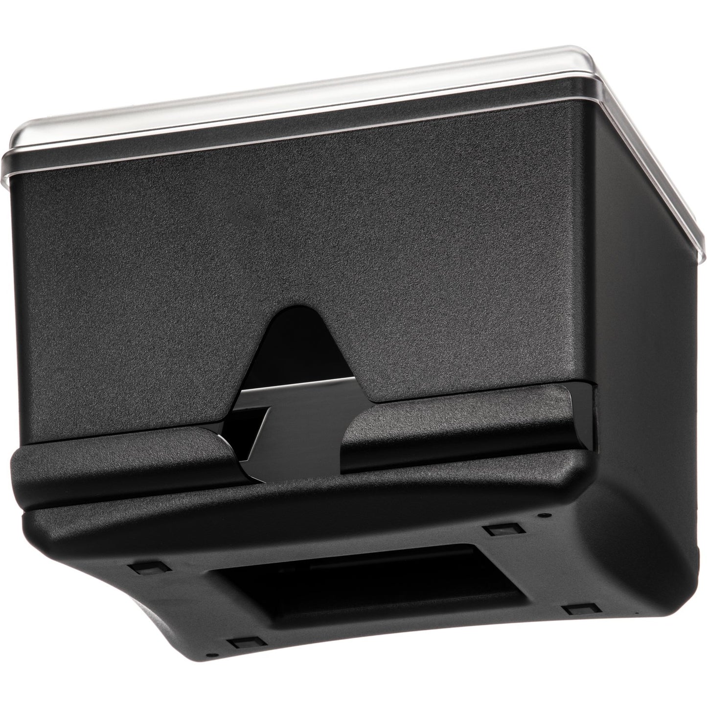 San Jamar ST500 10.5" x 10.5" x 8.5" Black Junior Bulk Straw Dispenser