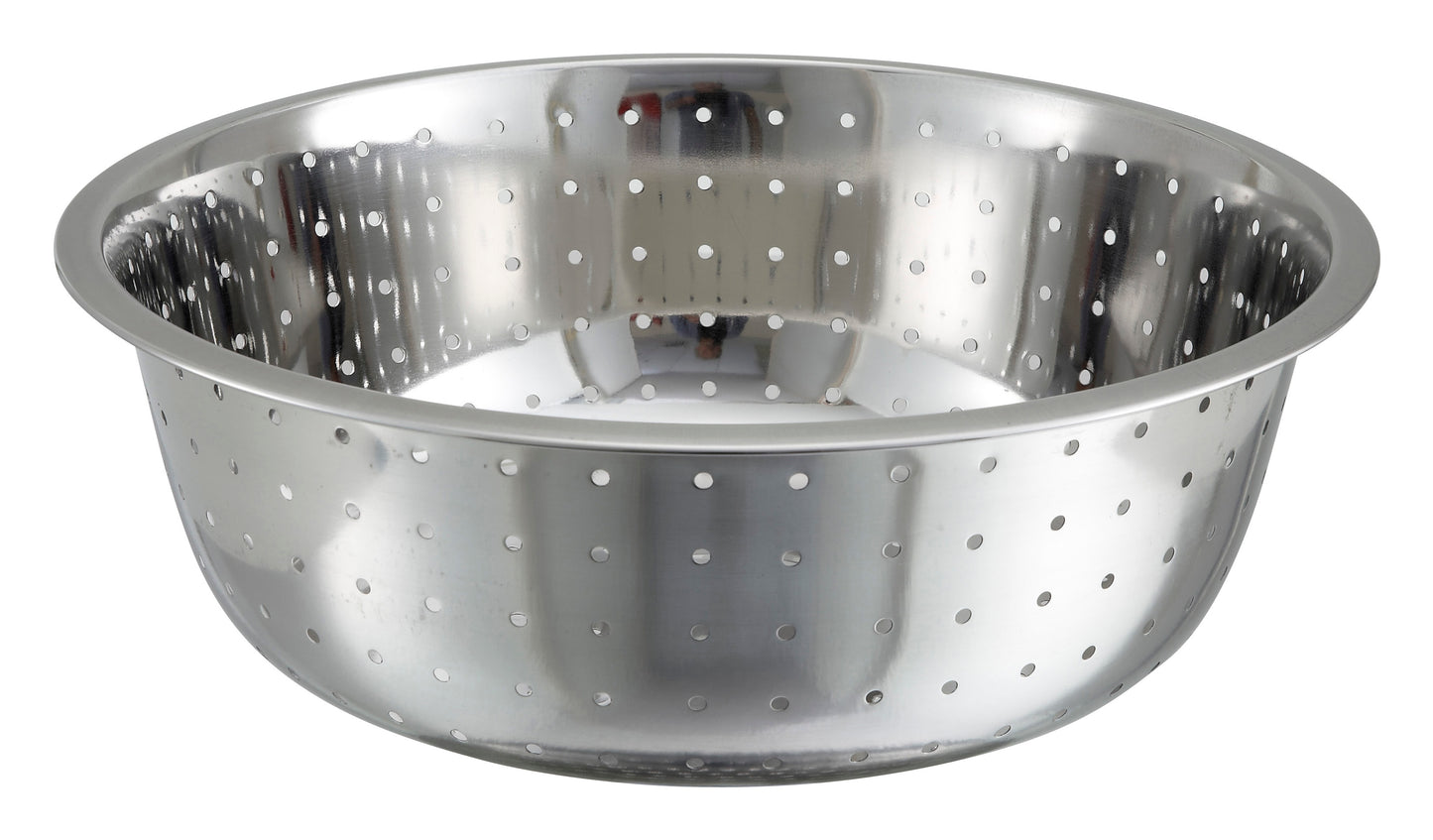 Winco CCOD-15L 15" Stainless Steel Colanders, Chinese Style