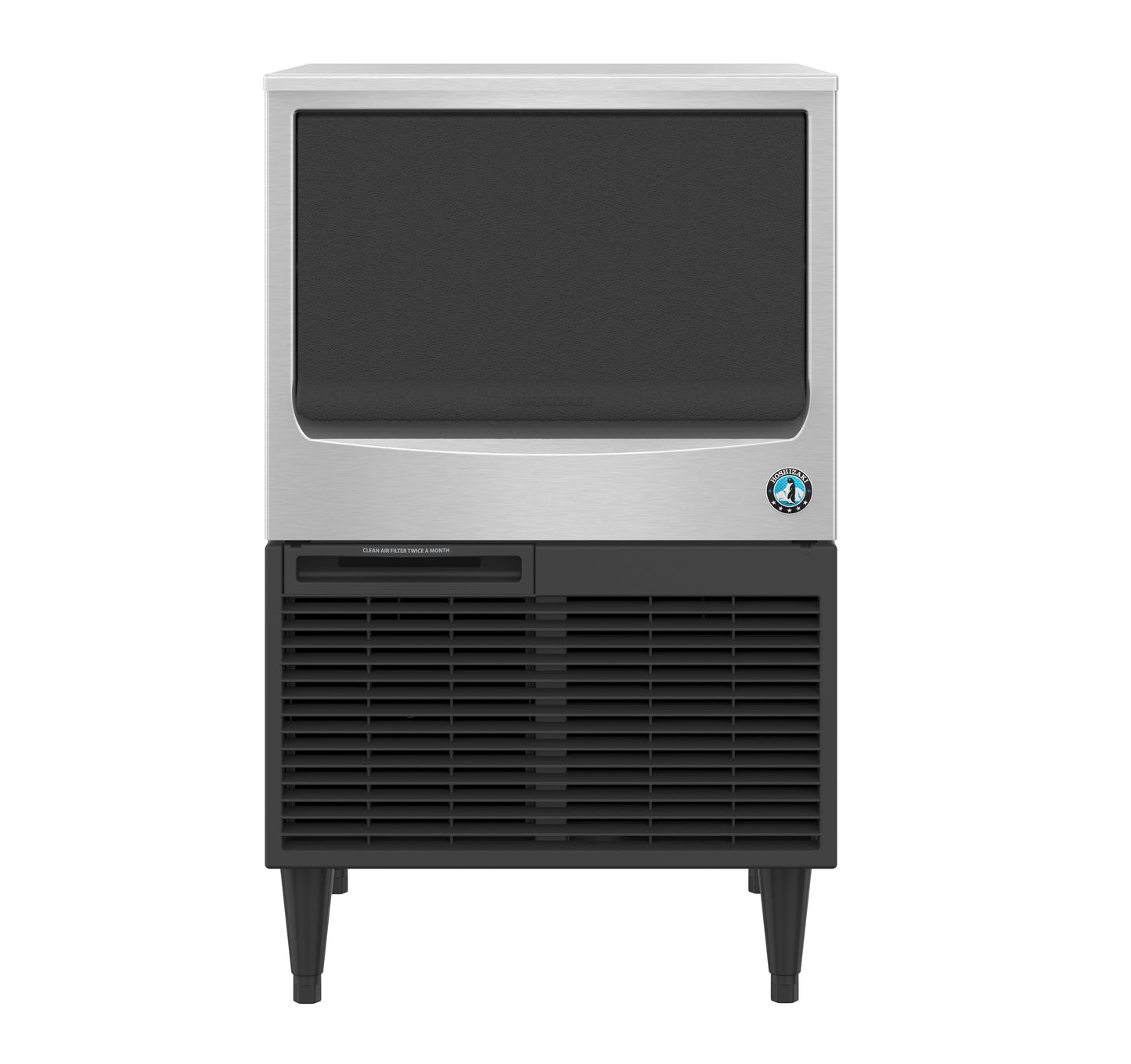Hoshizaki KM-161BAJ Crescent Cuber Icemaker, Air-cooled, Built in Storage Bin