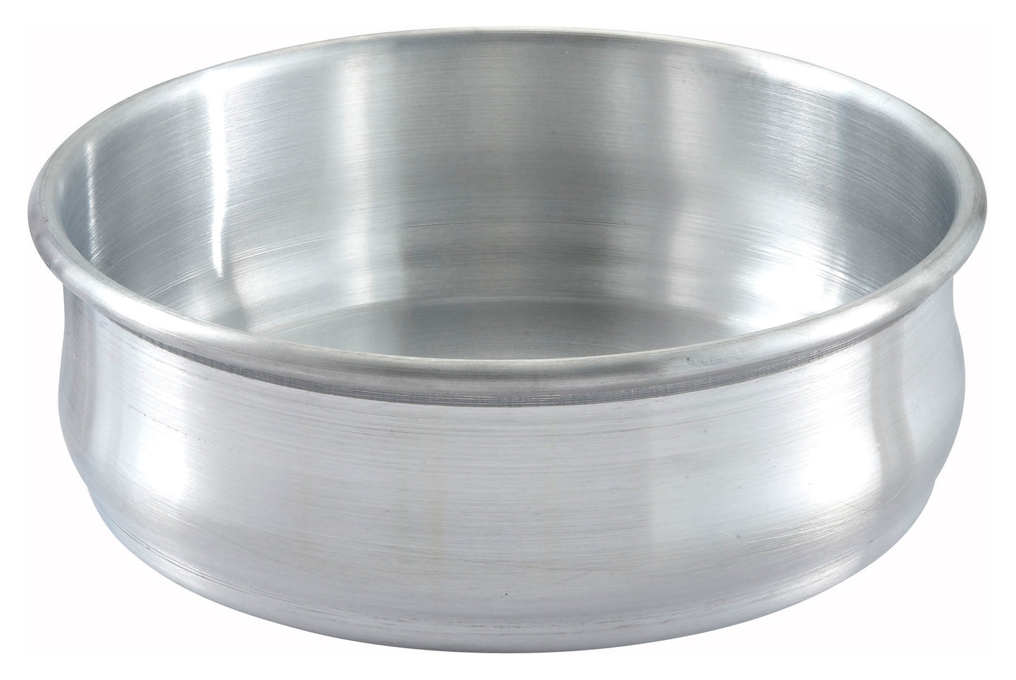 Winco ALDP-48 48 oz. Aluminum Stackable Dough Pan