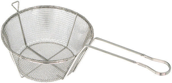 Winco FBRS-9 9-1/2" Wire 6 Mesh Fry Basket