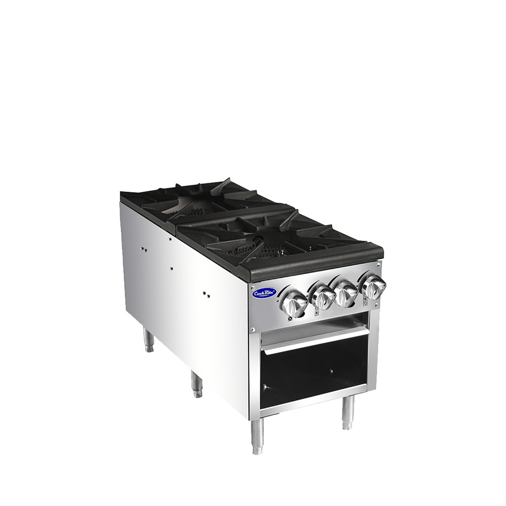 Atosa ATSP-18-2 LP Liquid Propane Gas Double Stock Pot Stove