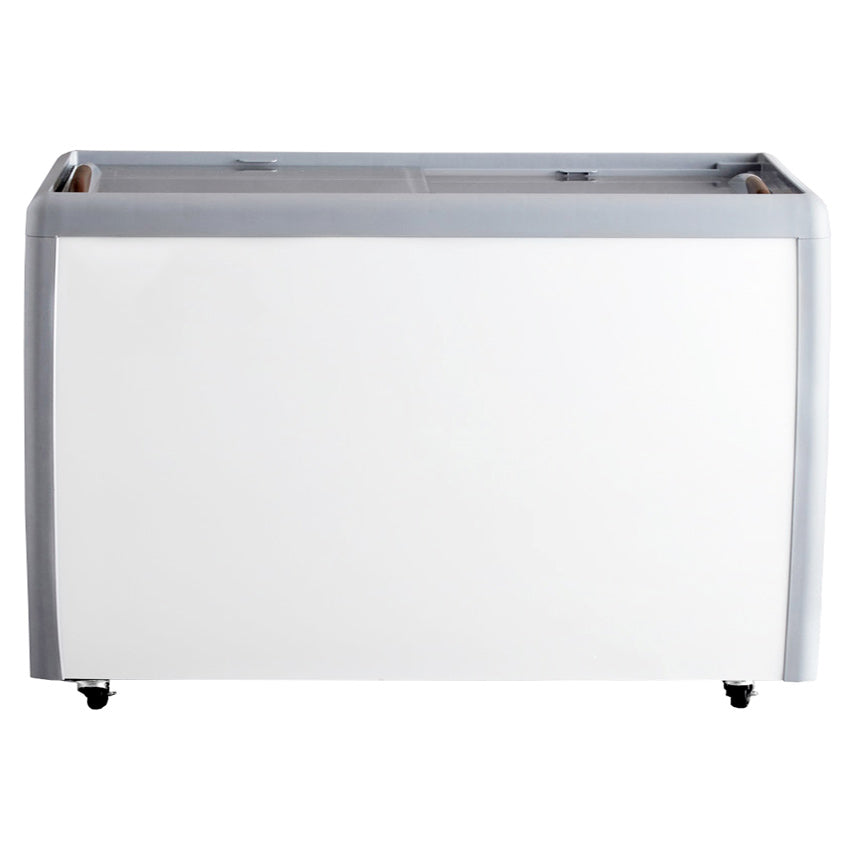Omcan 46495 60-inch Ice Cream Display Chest Freezer with Flat Glass Top