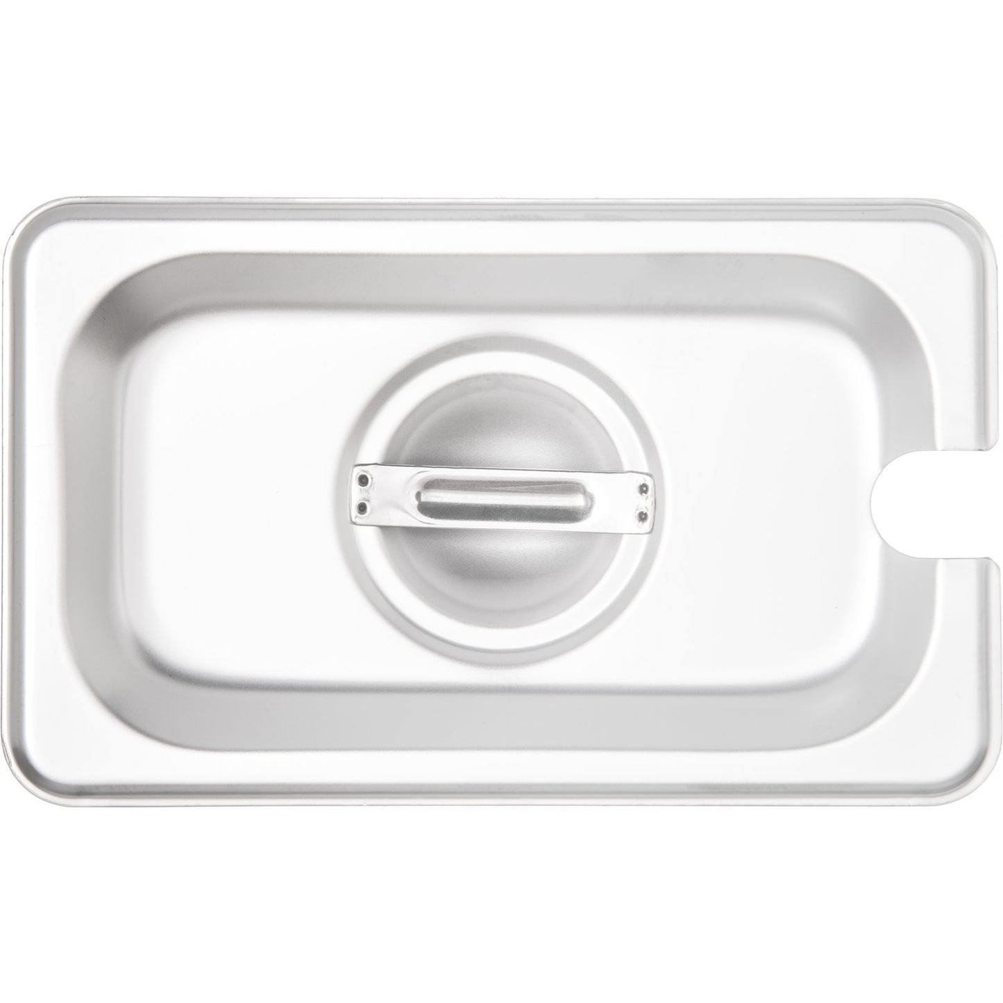 Carlisle 607190CS 1/9 Size Stainless Steel DuraPan Hotel Pan Slotted Handled Cover