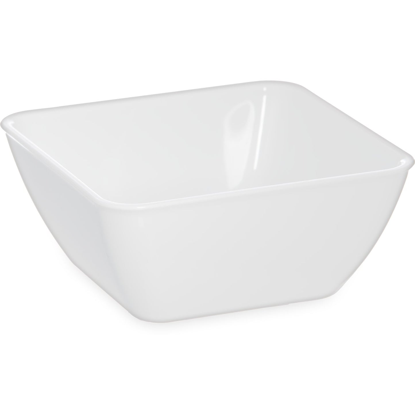 Dinex DXSB902 9 oz White Square SAN Bowl (48/cs)