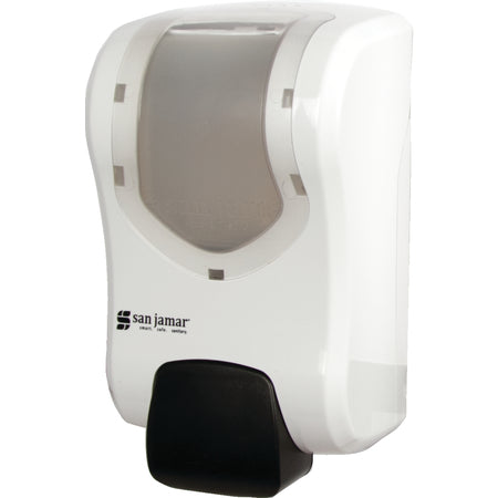San Jamar SF970WHCL White/Clear Manual Rely Summit Foam Soap