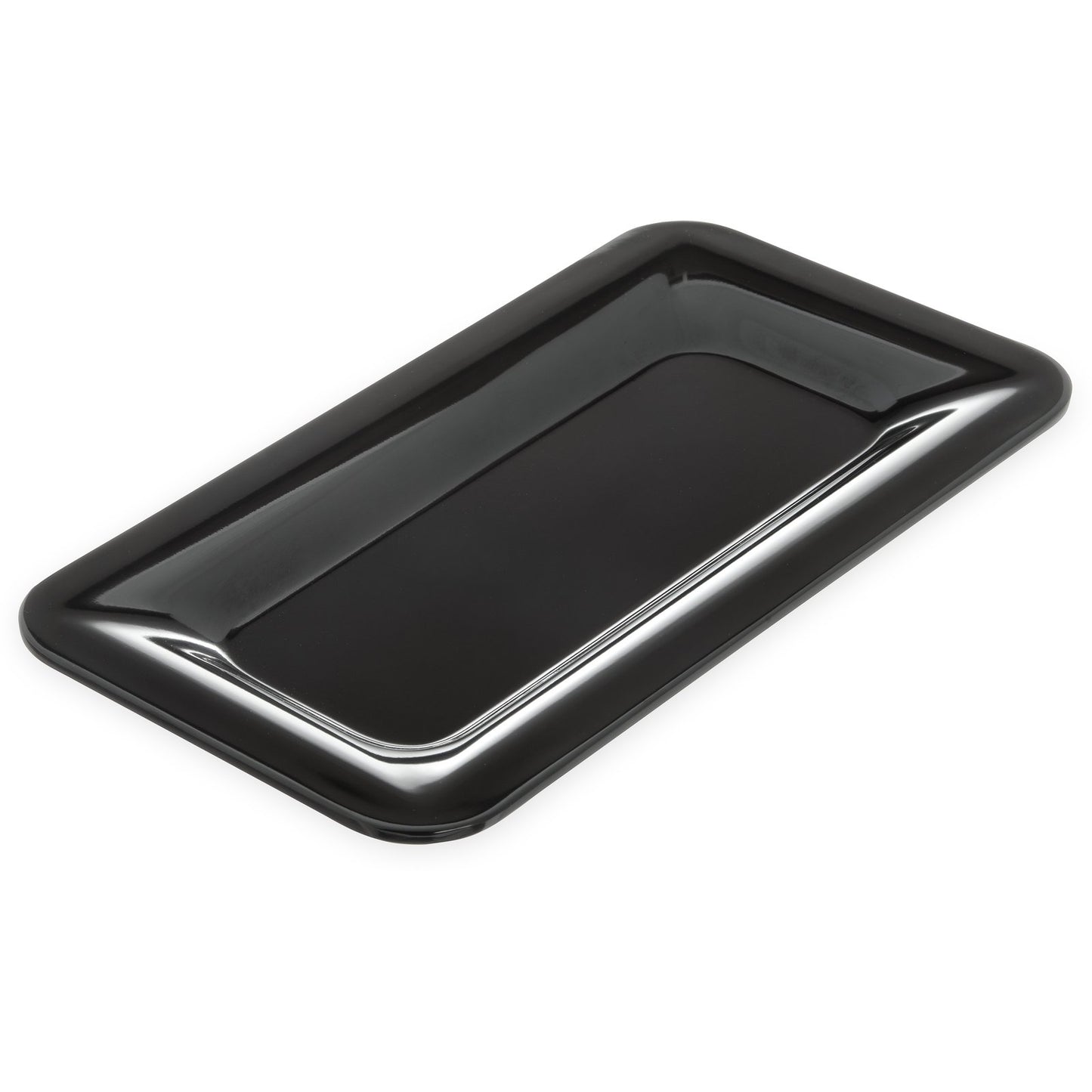 Carlisle 4446003 1" Black Melamine Designer Displayware Third Size Food Pan