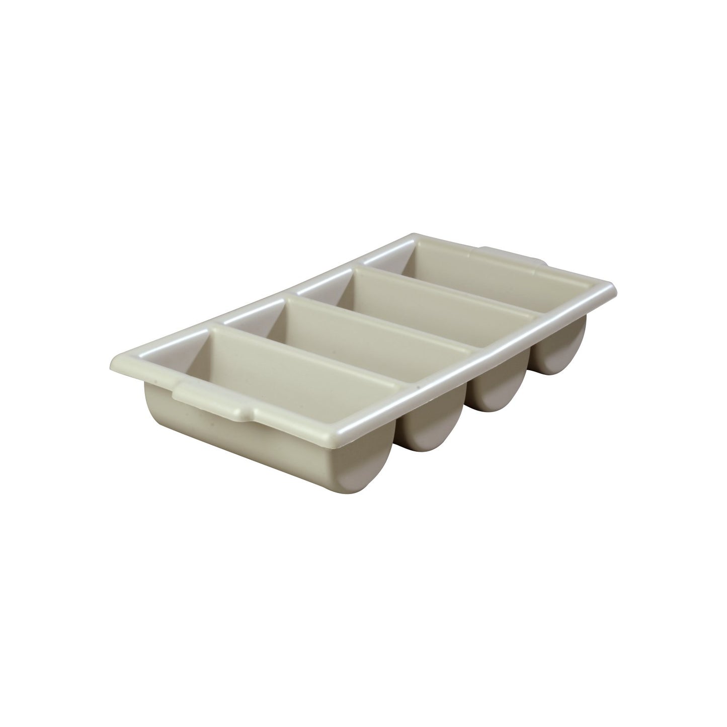 Carlisle 107123 21.25" x 11.5" x 3.75" Gray 4-Compartment Save-All Silverware Tray