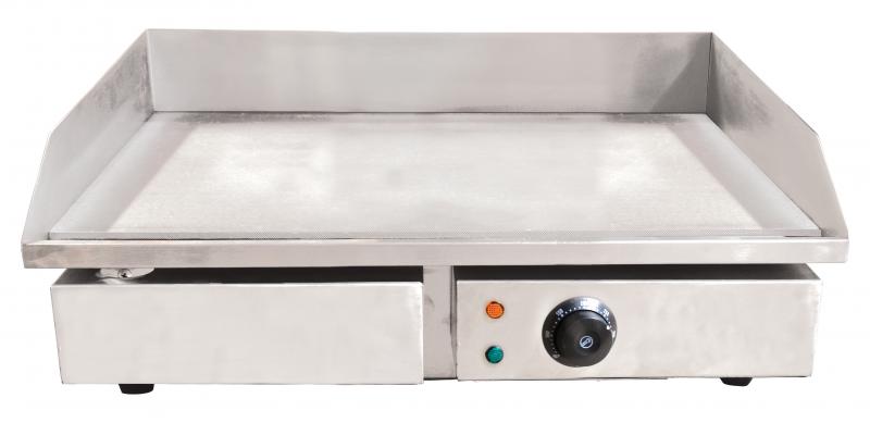Omcan 34869 22-inch Stainless Steel Griddle with Smooth Surface