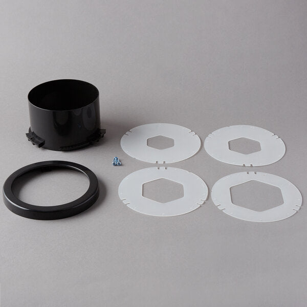 San Jamar XC2426WS Maintenance Kit, Gaskets/ Trim Ring/ Mounting Ring for C2410 Fit Cup Dispenser