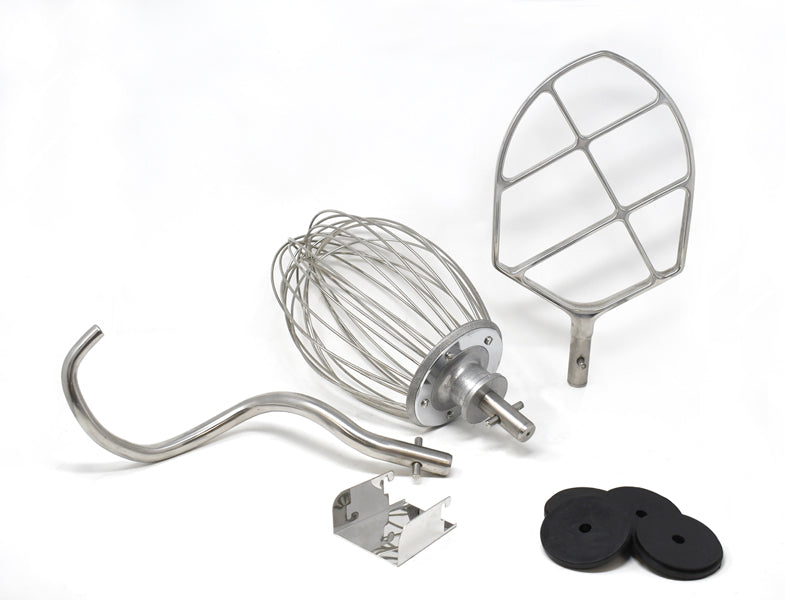 Omcan 43560 20Qt Heavy-Duty Planetary Mixer with Timer and Guard