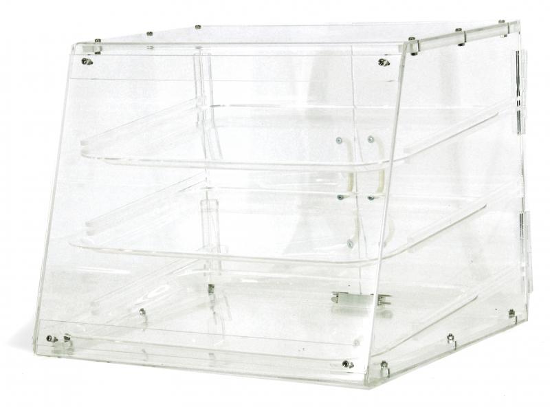 Omcan 80568 Acrylic Display Case with 3 Trays