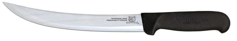 Omcan 16857 10-inch Breaking Knife with Black Super Fiber Handle
